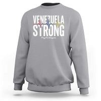 Venezuela Strong Venezuelan Heartbeat Sweatshirt Solidarity Resilience Hope and Prayer
