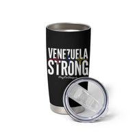 Venezuela Strong Venezuelan Heartbeat Tumbler Cup Solidarity Resilience Hope and Prayer