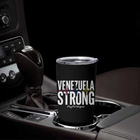 Venezuela Strong Venezuelan Heartbeat Tumbler Cup Solidarity Resilience Hope and Prayer