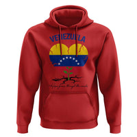 Venezuela Strong Healing Support Hoodie Hope Grows Through Cracks Venezuelan Flag Heart