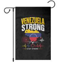 Venezuela Strong Support and Solidarity Garden Flag Patriotic Venezuelan Flag Country Map