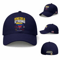 Venezuela Strong Support and Solidarity Baseball Cap Patriotic Venezuelan Flag Country Map