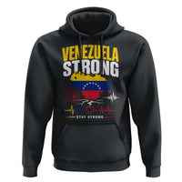 Venezuela Strong Support and Solidarity Hoodie Patriotic Venezuelan Flag Country Map