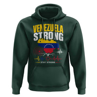 Venezuela Strong Support and Solidarity Hoodie Patriotic Venezuelan Flag Country Map