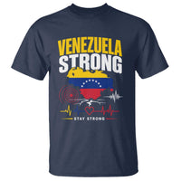 Venezuela Strong Support and Solidarity T Shirt Patriotic Venezuelan Flag Country Map
