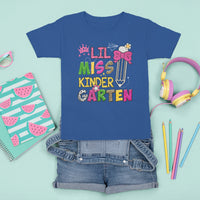 Lil Miss Kindergarten T Shirt For Kid Cute Kinder Girl Era - Wonder Print Shop