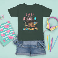 Hello Kindergarten T Shirt For Kid Cute Melanin Little Girl Kinder Era - Wonder Print Shop