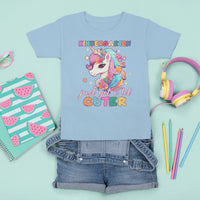 Cute Kindergarten Unicorn T Shirt For Kid Just Got A Lot Cuter Kinder Girl - Wonder Print Shop