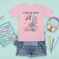 Cute Kindergarten Unicorn T Shirt For Kid Just Got A Lot Cuter Kinder Girl - Wonder Print Shop