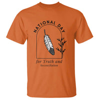 Orange Shirt Day T Shirt National Day For Truth And Reconciliation Native Feather - Wonder Print Shop