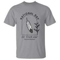 Orange Shirt Day T Shirt National Day For Truth And Reconciliation Native Feather - Wonder Print Shop