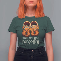 Orange Shirt Day T Shirt For Women You Are Not Forgotten Native American Every Child Shoes - Wonder Print Shop