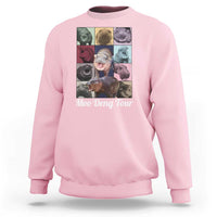 Baby Hippo Moo Deng Tour Sweatshirt Bouncy Cute Pygmy Hippopotamus - Wonder Print Shop