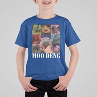 Baby Hippo Moo Deng T Shirt For Kid Pygmy Hippo Cute Zoo For Family - Wonder Print Shop