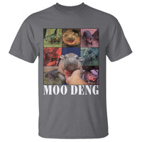 Baby Hippo Moo Deng T Shirt Pygmy Hippo Cute Zoo For Family - Wonder Print Shop