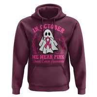Breast Cancer Awareness Hoodie In October We Wear Pink