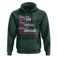 Breast Cancer Awareness Hoodie Remember The Fallen Support The Fighters