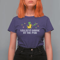 Funny St Patricks Day T Shirt For Women Silliest Goose At The Pub Funny St. Patricks Day - Wonder Print Shop