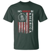 No Kings In America T Shirt Retro Freedom American Betsy Ross Flag