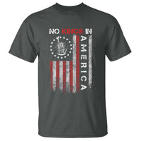 No Kings In America T Shirt Retro Freedom American Betsy Ross Flag