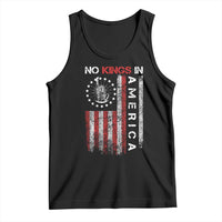 No Kings In America Tank Top Retro Freedom American Betsy Ross Flag