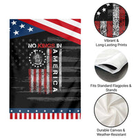 No Kings In America Garden Flag Retro Freedom American Betsy Ross Flag
