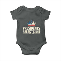 Presidents Are Not Kings Baby Onesie Since 1776 American Flag
