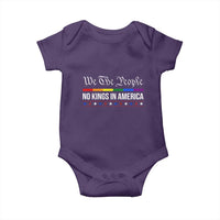 No Kings In America Baby Onesie We The People