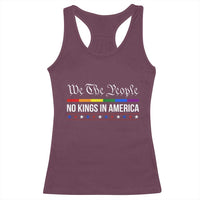 No Kings In America Racerback Tank Top We The People