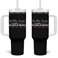 No Kings In America Tumbler With Handle We The People