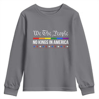 No Kings In America Youth Sweatshirt We The People