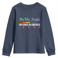 No Kings In America Youth Sweatshirt We The People