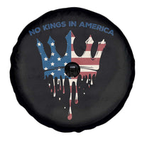 No Kings In America Spare Tire Cover Dripping Crown