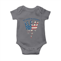 No Kings In America Baby Onesie Dripping Crown
