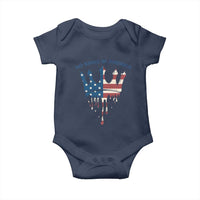 No Kings In America Baby Onesie Dripping Crown