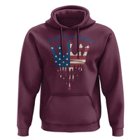 No Kings In America Hoodie Dripping Crown