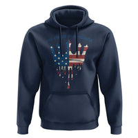 No Kings In America Hoodie Dripping Crown