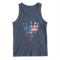 No Kings In America Tank Top Dripping Crown