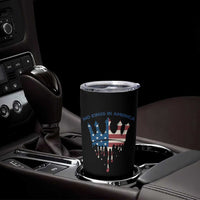 No Kings In America Tumbler Cup Dripping Crown