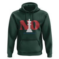 No Kings In America Chess Hoodie White King