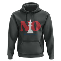 No Kings In America Chess Hoodie White King