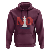 No Kings In America Chess Hoodie White King
