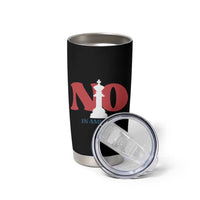 No Kings In America Chess Tumbler Cup White King