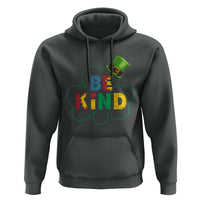 Lucky Shamrock Be Kind Hoodie Autism Leprechaun St Patricks Day