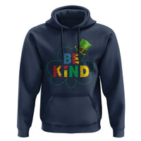 Lucky Shamrock Be Kind Hoodie Autism Leprechaun St Patricks Day
