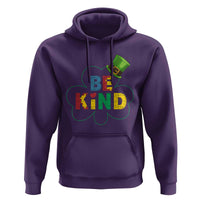 Lucky Shamrock Be Kind Hoodie Autism Leprechaun St Patricks Day