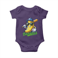 Cute Banana Graphics Baby Onesie Funny Sports Baseball Lover
