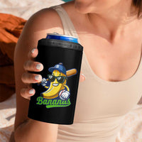 Cute Banana Graphics 4 in 1 Can Cooler Tumbler Funny Sports Baseball Lover