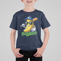 Cute Banana Graphics T Shirt For Kid Funny Sports Baseball Lover