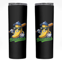 Cute Banana Graphics Skinny Tumbler Funny Sports Baseball Lover